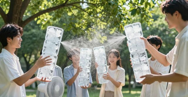 大冰块降温方法_河北夏季防暑降温大冰块_大冰块户外活动使用时长